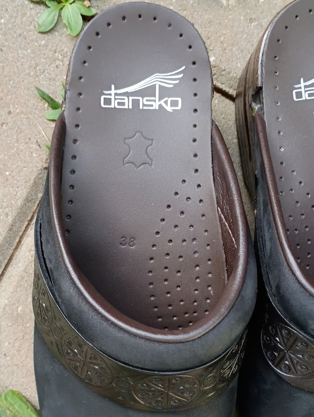 Dansko Sonja Open-back Leather Clogs 38 - Picture 5 of 15